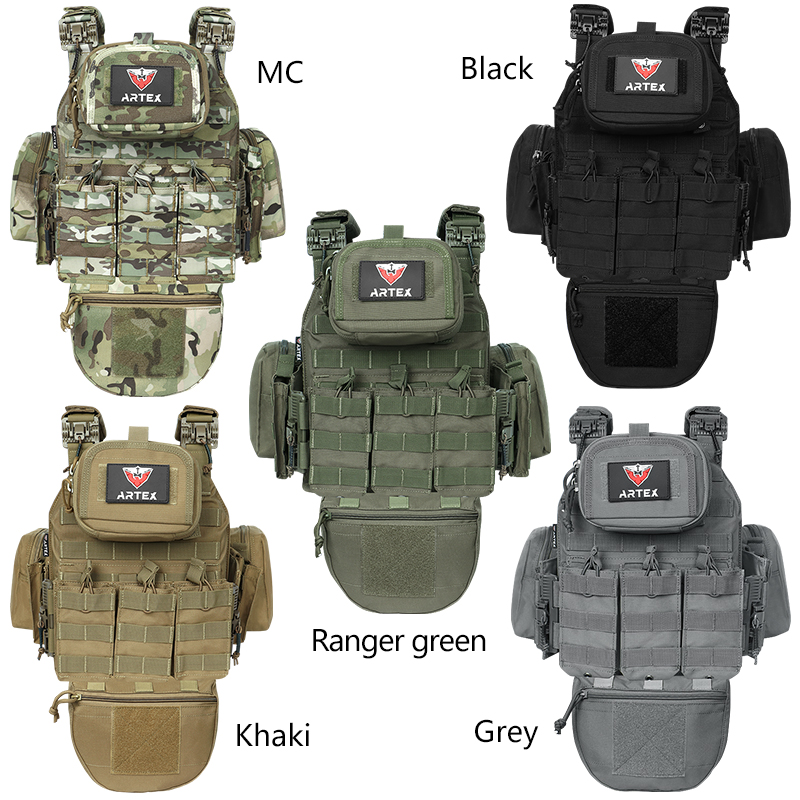 Hunting Outdoor Gear - เสื้อกั๊กยุทธวิธี 6094 แบบถอดเร็ว ตัดด้วยเลเซอร์ สำหรับกิจกรรมกลางแจ้ง ล่าสัตว์