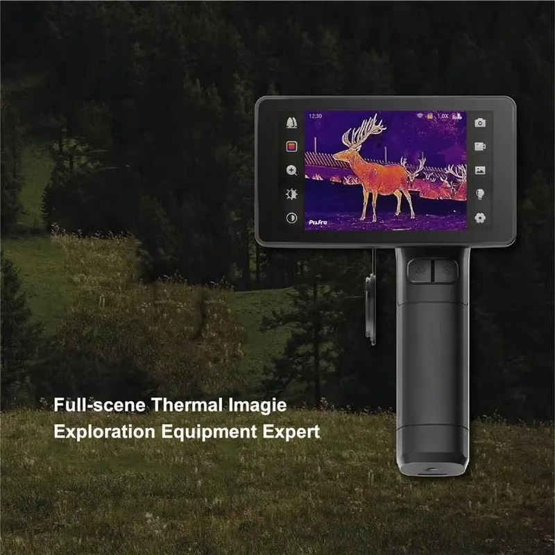 Outdoor Hunting Images - ลดราคาพิเศษ! กล้องถ่ายภาพความร้อนแบบพกพาสำหรับใช้งานกลางแจ้ง ความแม่นยำสูง ความละเอียด 256x192 รองรับ