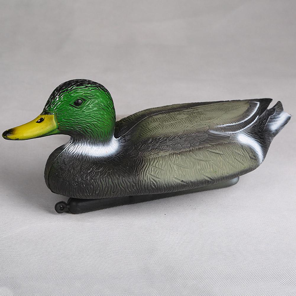 Decoy Duck Plastic - เหยื่อล่อเป็ดพลาสติกเหมือนจริง 1 ชิ้น สำหรับตกแต่งสวน หัวเป็ดลอยน้ำ ของตกแต่งสวนกลางแจ้ง