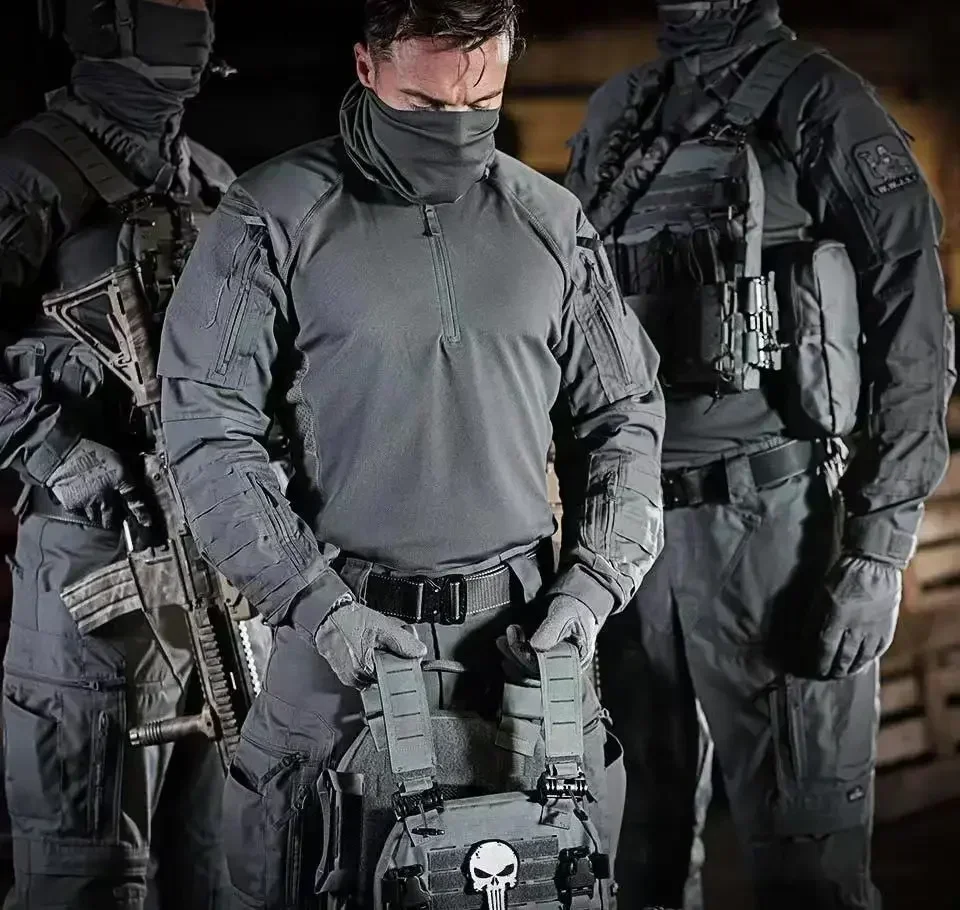Hunting Outdoor Shop - ชุดพรางลายทหารรุ่นใหม่ของ Pioneer Tactical Frog Suit สำหรับผู้ชาย