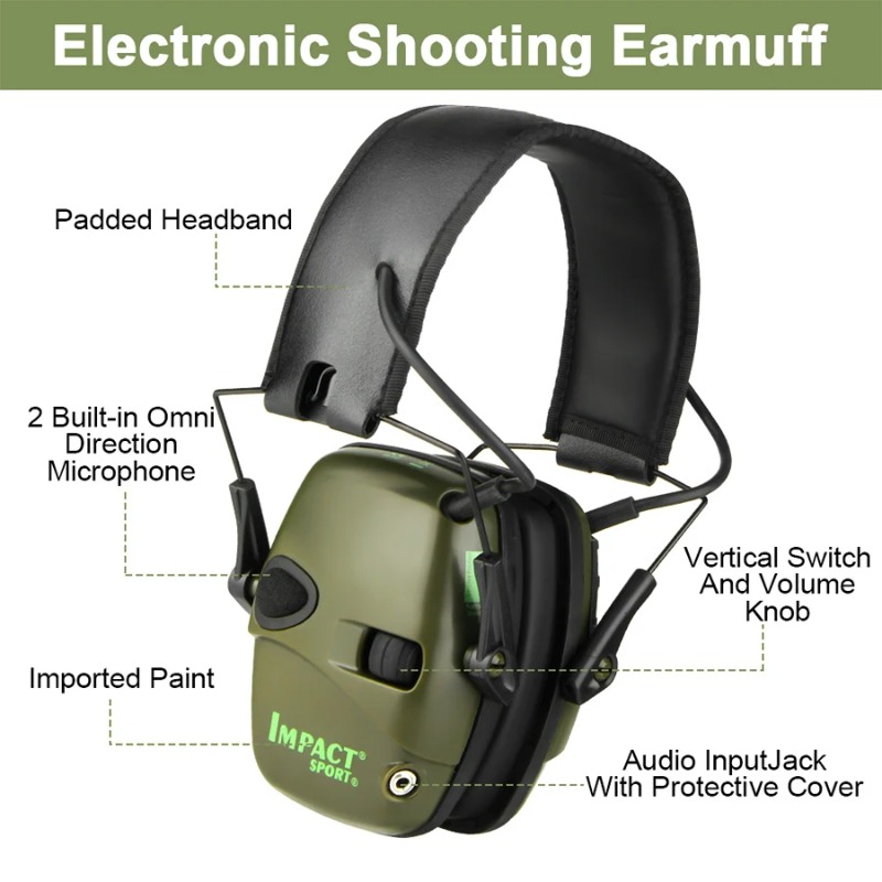 ที่ครอบหูป้องกันเสียงรบกวนสำหร - Shooting Ear Muff บทวิจารณ์และราคา