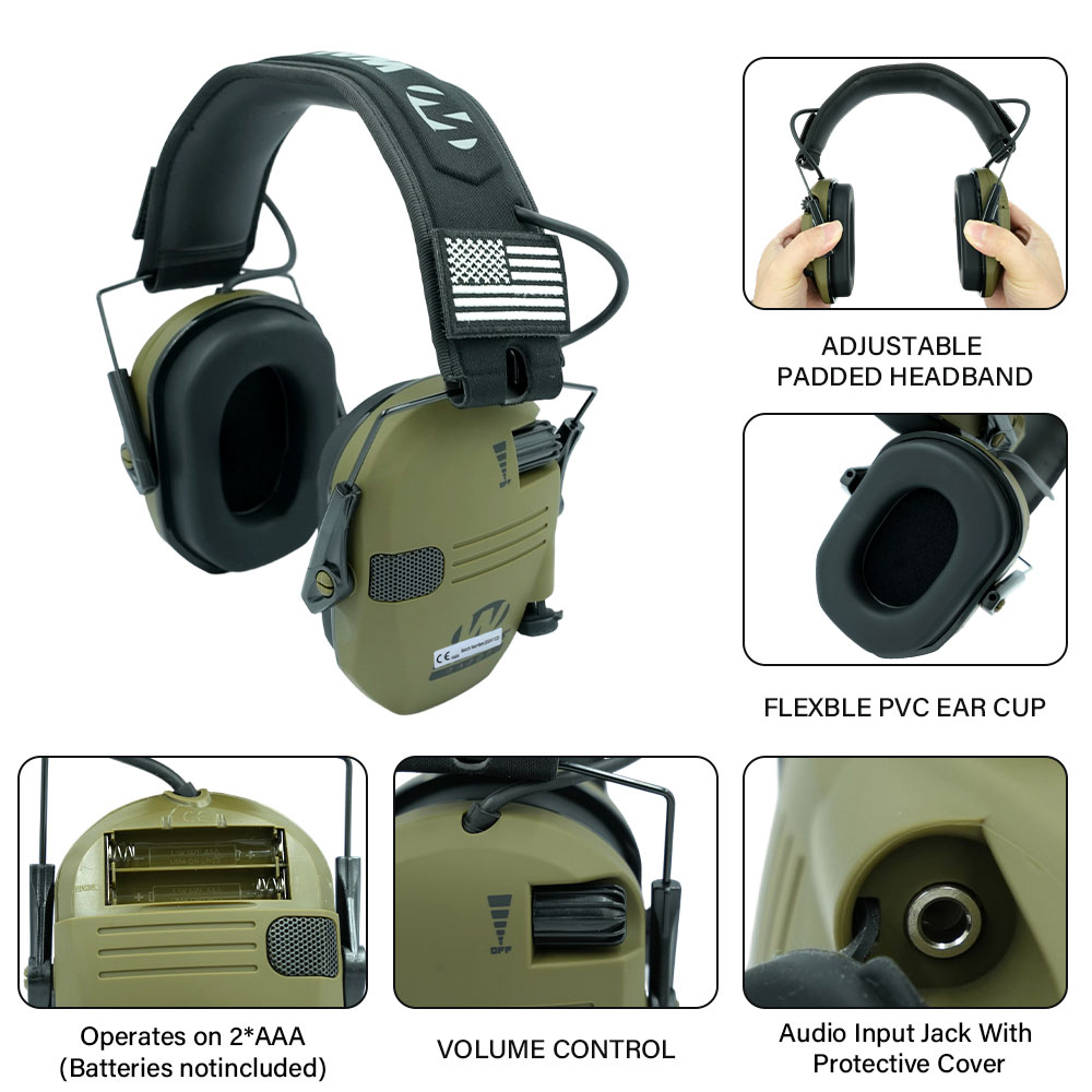ที่ครอบหูสำหรับการล่าสัตว์/ยิง - Shooting Ear Muff บทวิจารณ์และราคา
