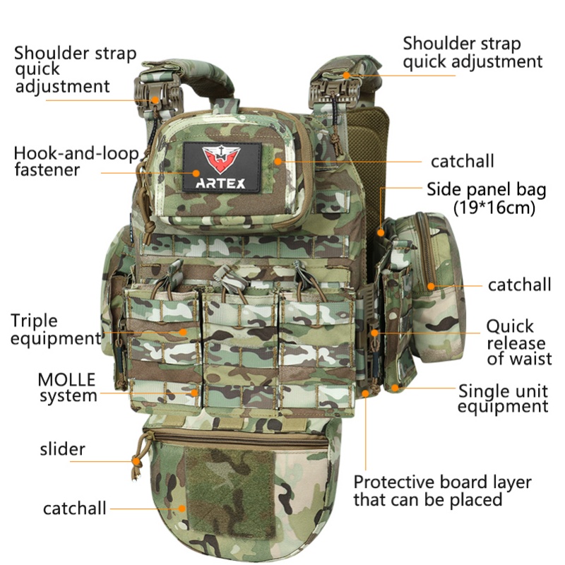เสื้อกั๊กยุทธวิธี 6094 แบบถอดเ - Hunting Outdoor Gear บทวิจารณ์และราคา