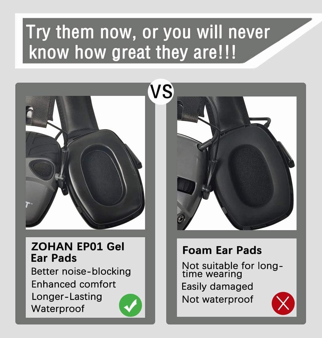 แผ่นรองหูฟังเจล ZOHAN, แผ่นรอง - Shooting Ear Muff บทวิจารณ์และราคา