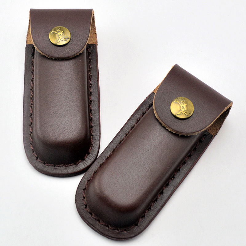 1 ชิ้นสีน้ําตาลพับมีดเครื่องมื - Hunting Knife Outdoor บทวิจารณ์และราคา