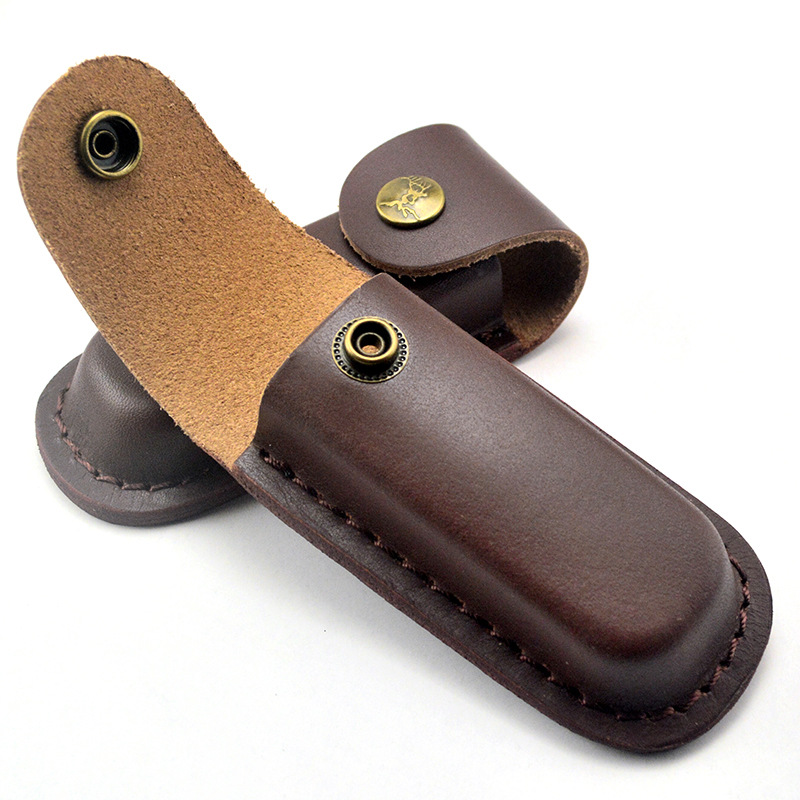 1 ชิ้นสีน้ําตาลพับมีดเครื่องมื - Hunting Knife Outdoor บทวิจารณ์และราคา