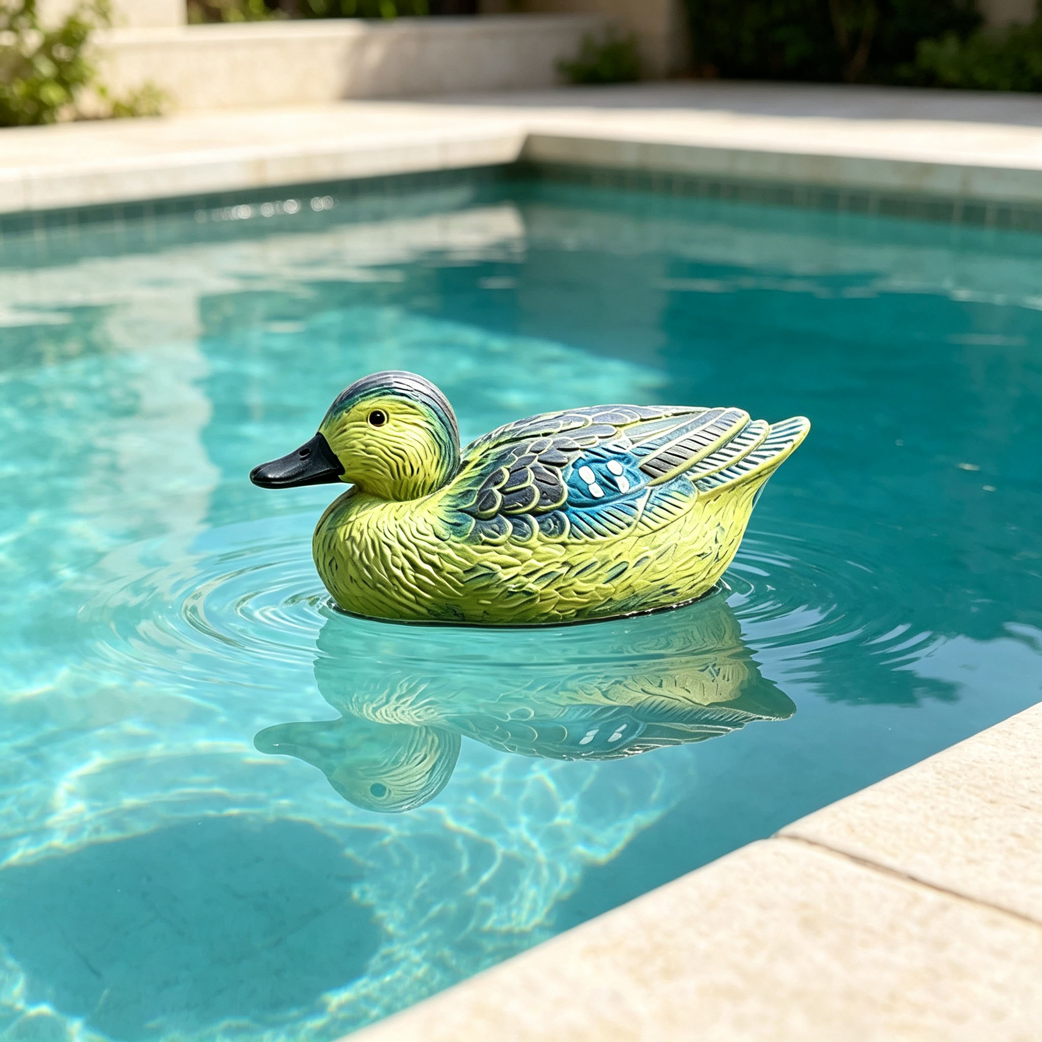 เป็ดจำลองลอยน้ำเหมือนจริง วัสด - Decoy Duck Plastic บทวิจารณ์และราคา