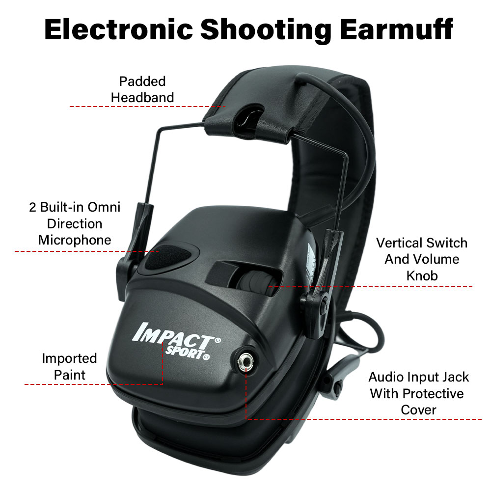 ที่ปิดหูลดเสียงรบกวนแบบแอคทีฟ  - Shooting Ear Muff บทวิจารณ์และราคา