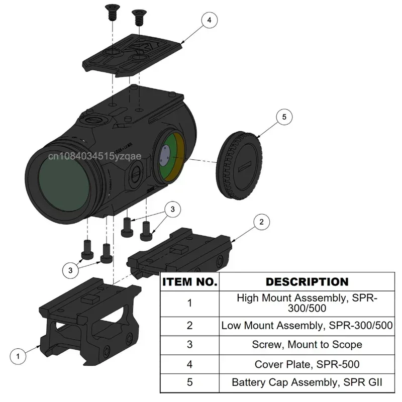 กล้องเล็งปืนไรเฟิล Tactical GE - Outdoor Hunting Range บทวิจารณ์และราคา