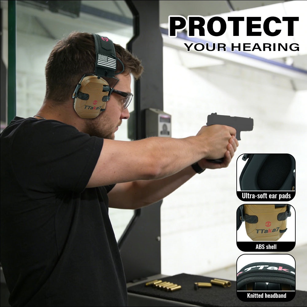 หูฟังป้องกันเสียงรบกวนแบบพับได - Shooting Ear Muff บทวิจารณ์และราคา