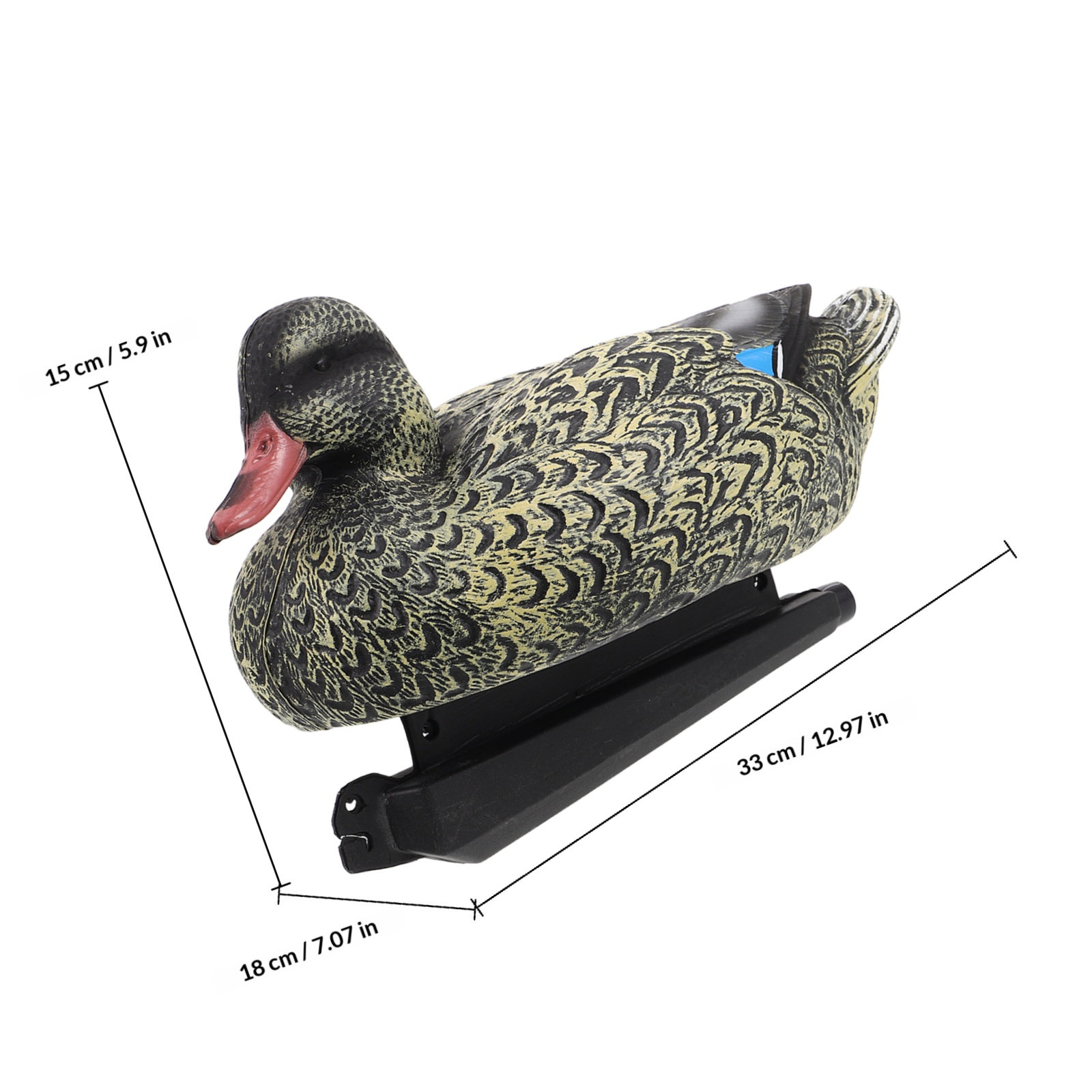 เป็ดพลาสติกจำลองลอยน้ำสำหรับตก - Decoy Duck Plastic บทวิจารณ์และราคา