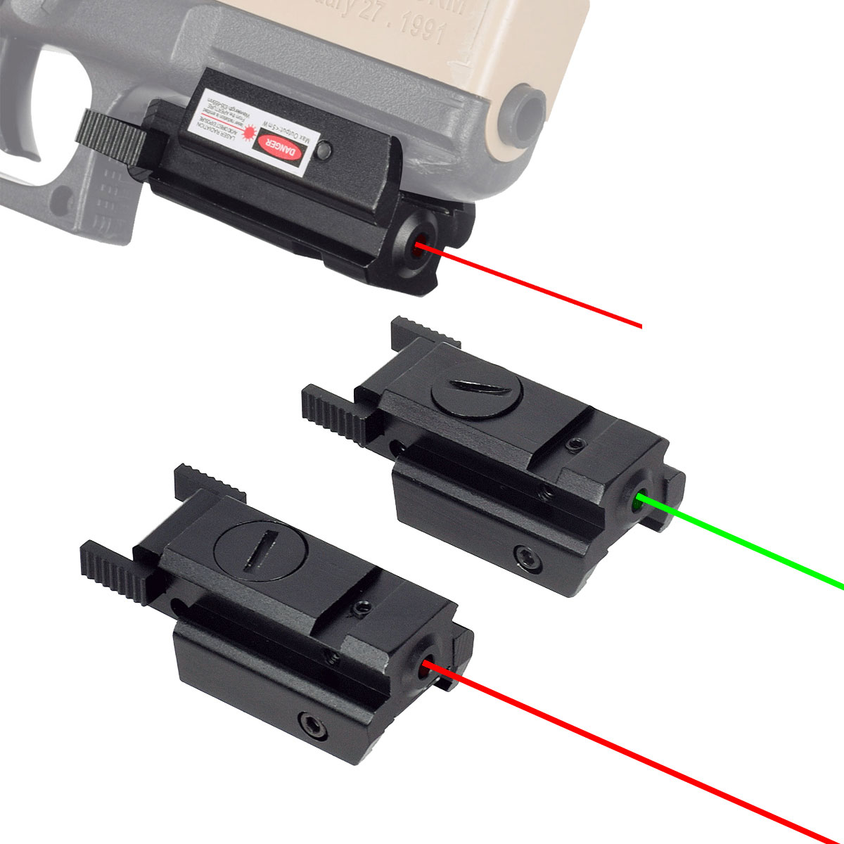 ยุทธวิธี Red Green Dot Laser S - Outdoor Hunting Range บทวิจารณ์และราคา